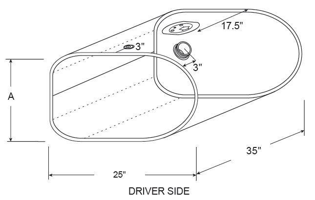 INTERNATIONAL 4300 FUEL TANK