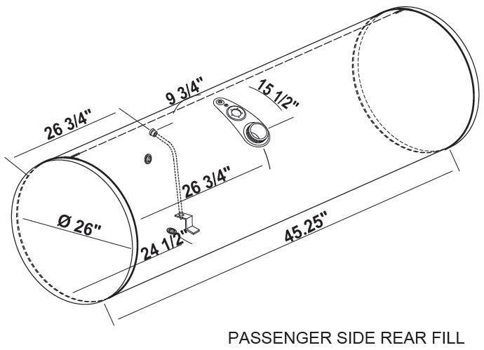 VOLVO VNL FUEL TANK