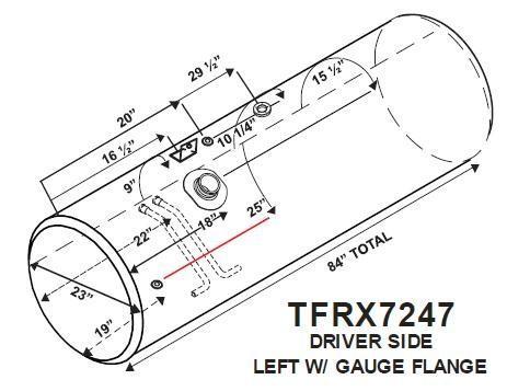 FREIGHTLINER COLUMBIA 120 FUEL TANK