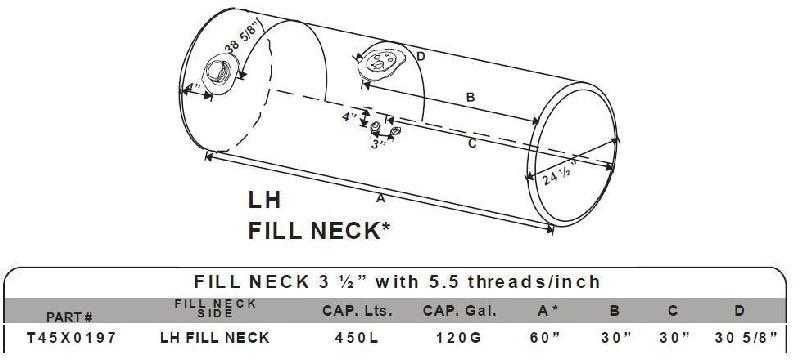 KENWORTH T800 FUEL TANK