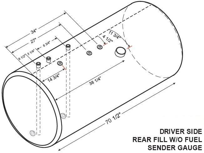 INTERNATIONAL PROSTAR FUEL TANK