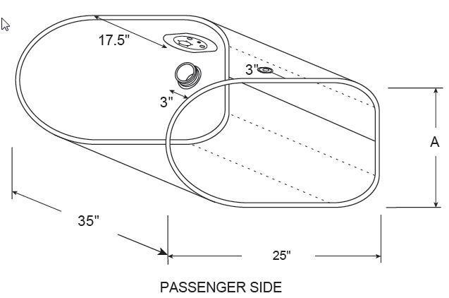 INTERNATIONAL 4300 FUEL TANK