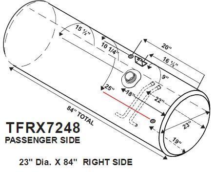 FREIGHTLINER COLUMBIA 120 FUEL TANK