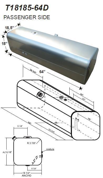 FREIGHTLINER M2 106 FUEL TANK