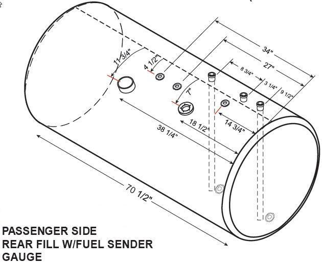 INTERNATIONAL PROSTAR FUEL TANK